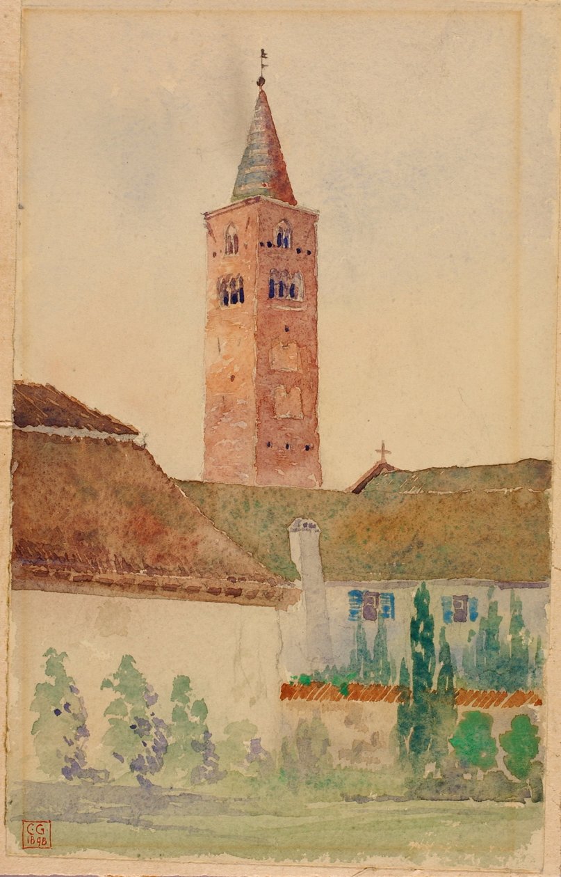 Kyrktorn, Italien av Cass Gilbert