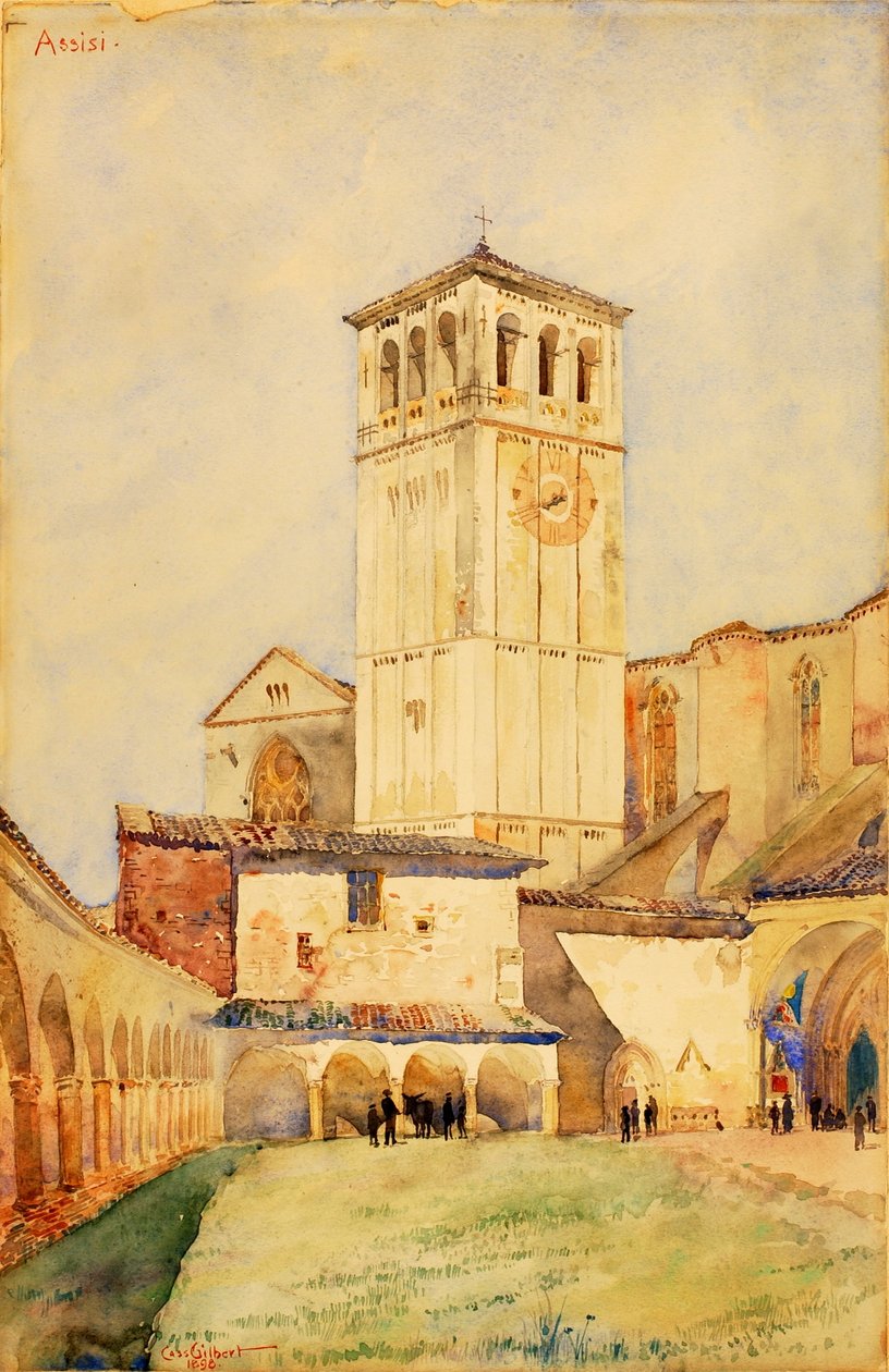 Sankt Franciskus kyrka, Assisi av Cass Gilbert