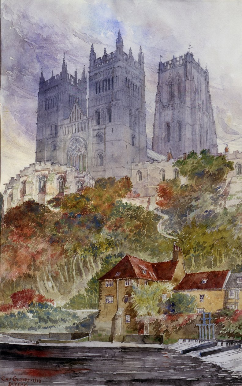 Durhams katedral, England av Cass Gilbert