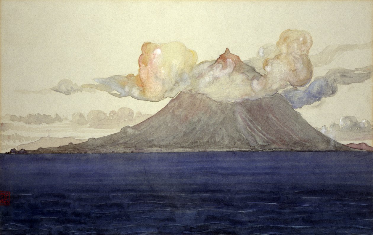 Mt. Pico, Azorerna, 1905. av Cass Gilbert