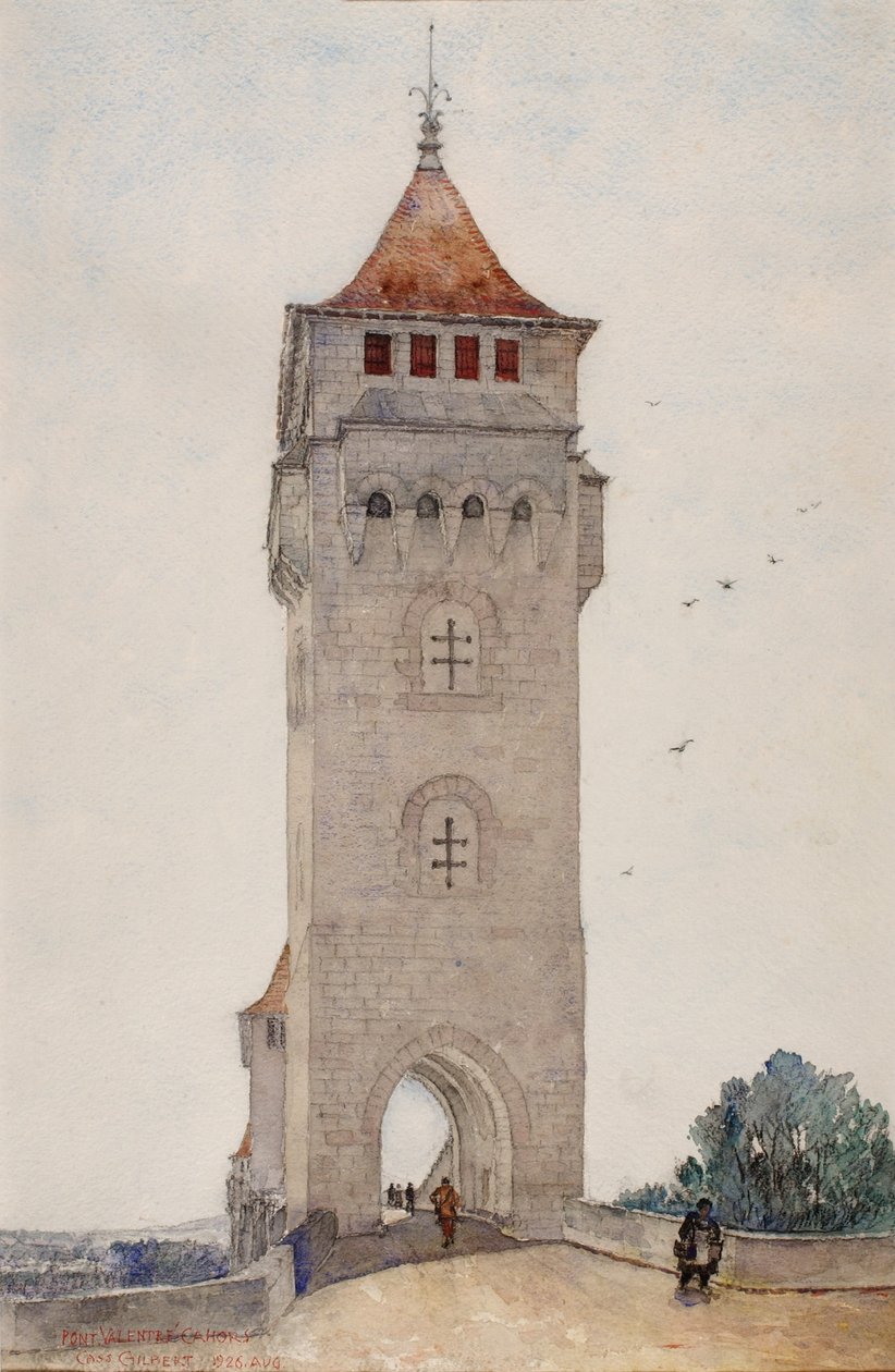 Pont Valentre, Cahors av Cass Gilbert
