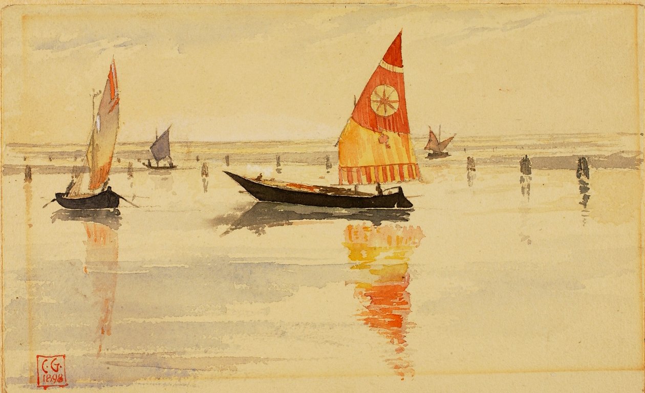 Segelbåtar (Venedig) av Cass Gilbert