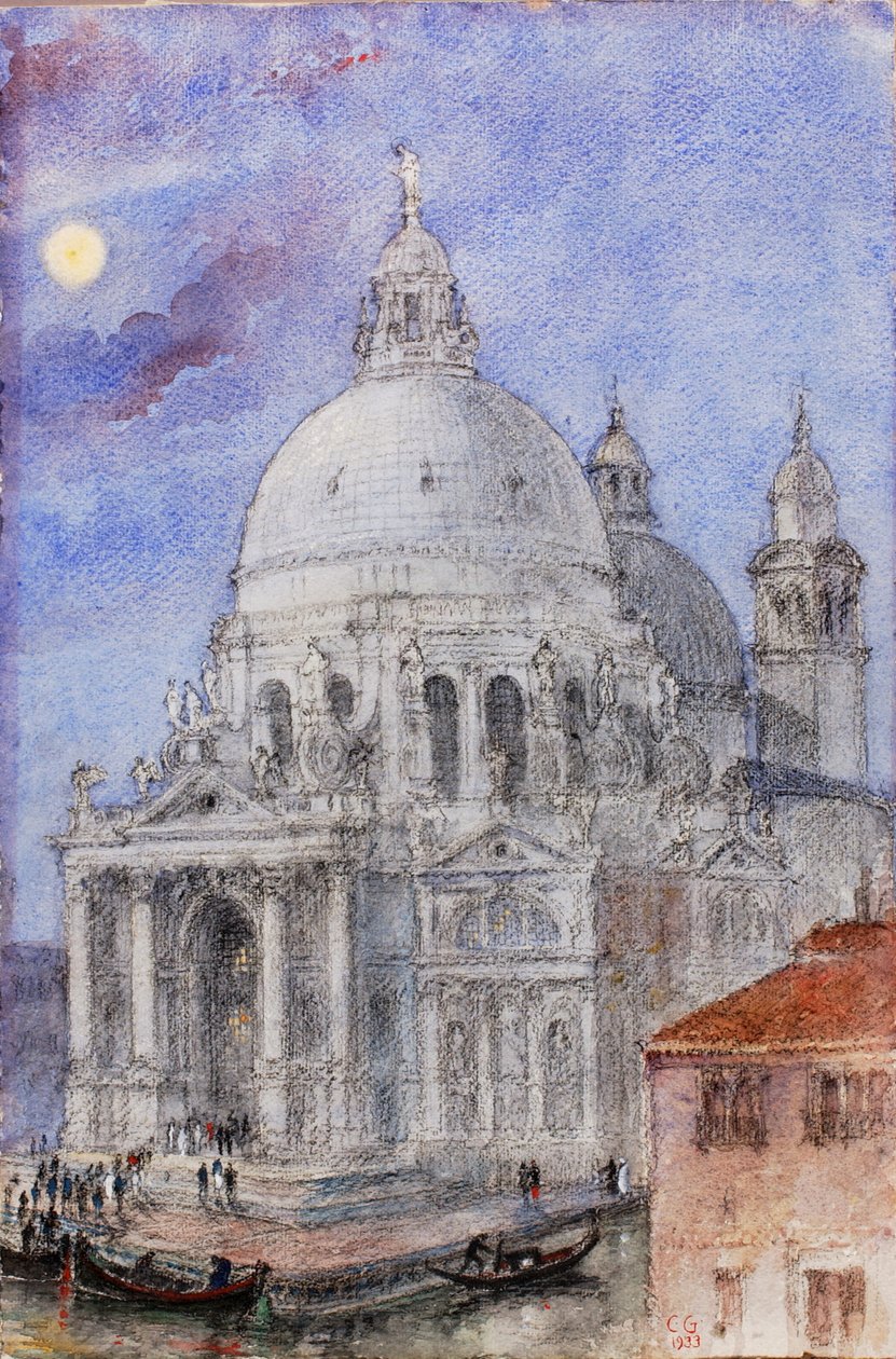 Santa Maria Della Salute, Venedig, 1933. av Cass Gilbert