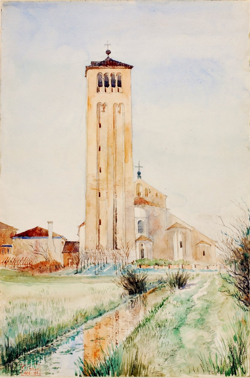 Tornet, katedralen i Torcello av Cass Gilbert