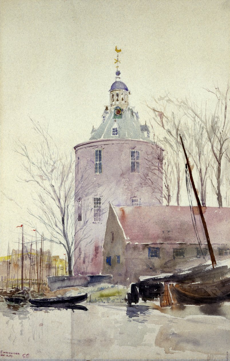 Tornet i Enkhuisen, Holland, 1897. av Cass Gilbert