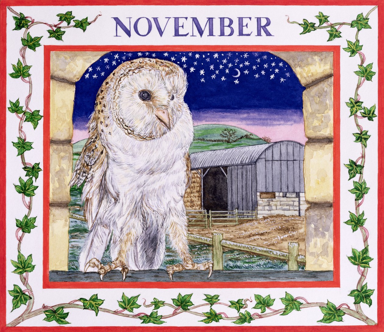 november (wc på papper) av Catherine Bradbury