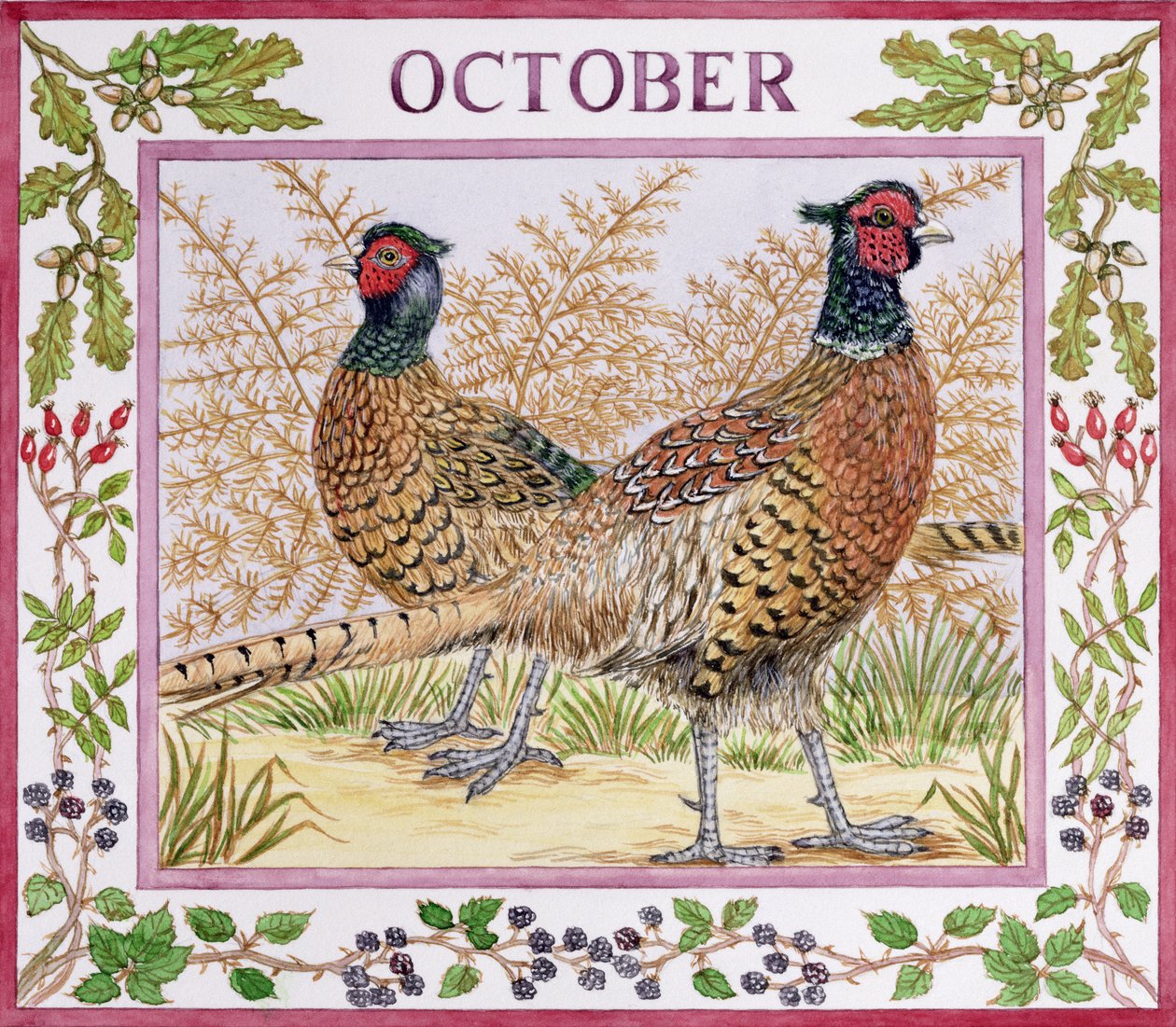 oktober (wc på papper) av Catherine Bradbury