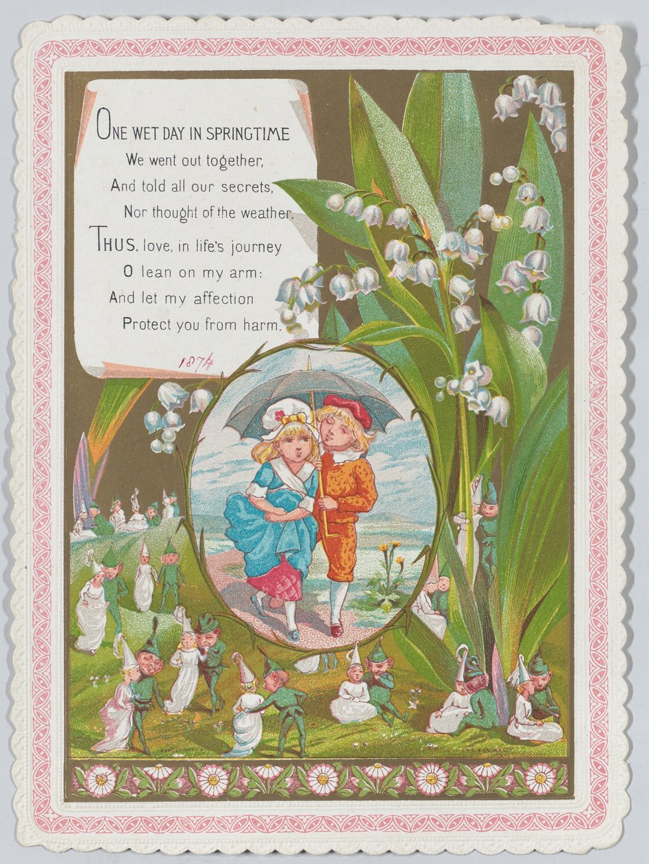 Valentine, 1874. av Catherine Greenaway