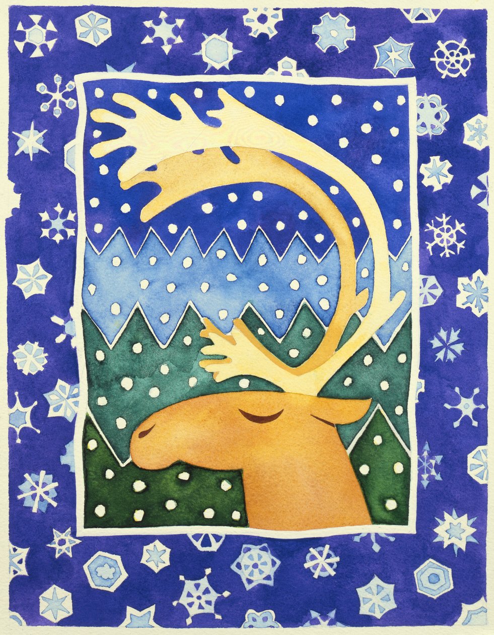 Renar och snöflingor av Cathy Baxter