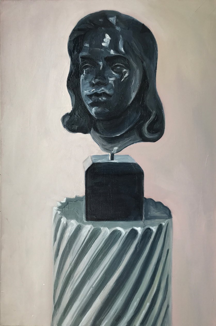 Adors, 2014-17 (olja på linne) av Cathy Lomax