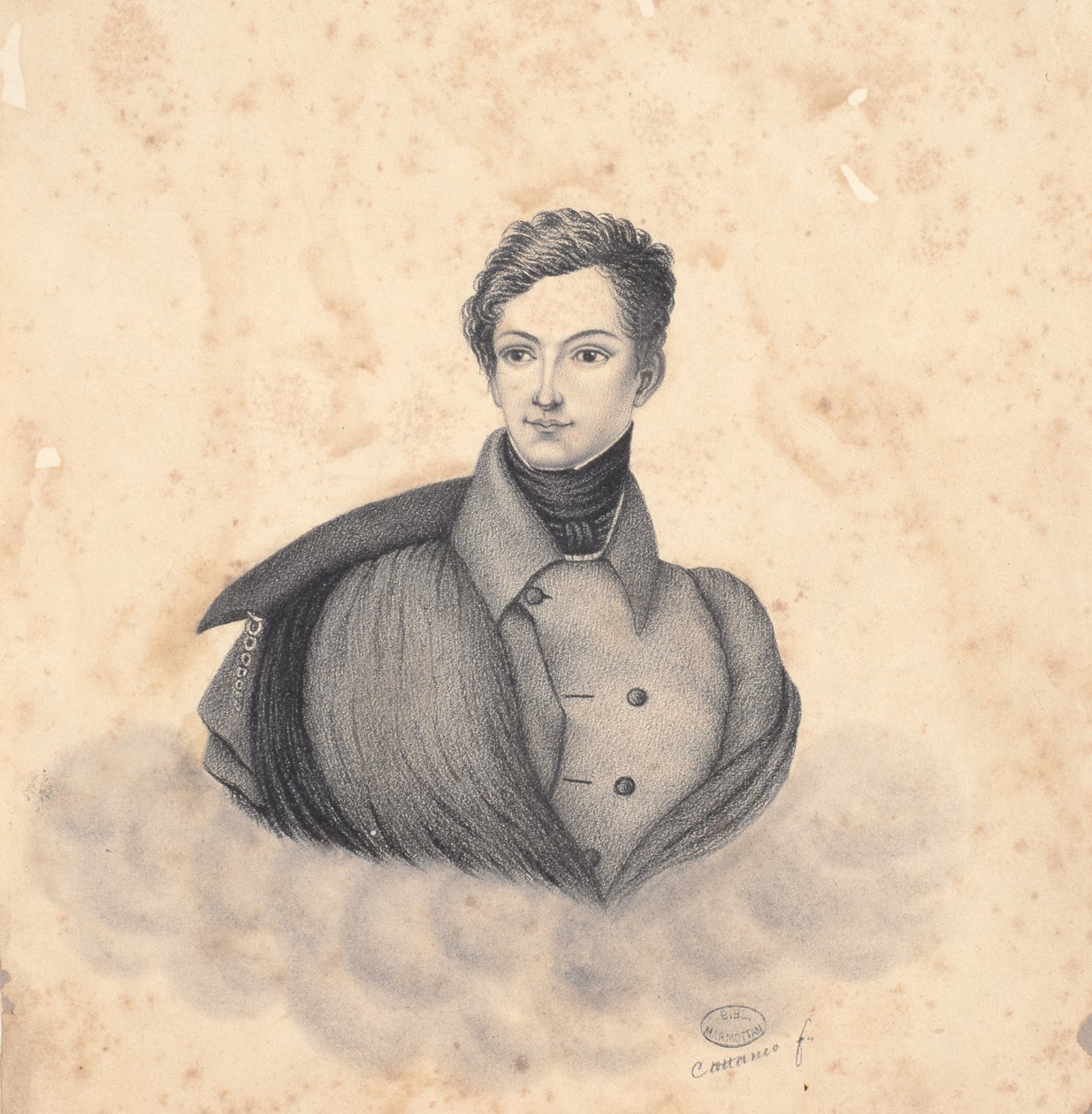 Porträtt av Frederick (Fritz) Baciocchi av Cattaneo