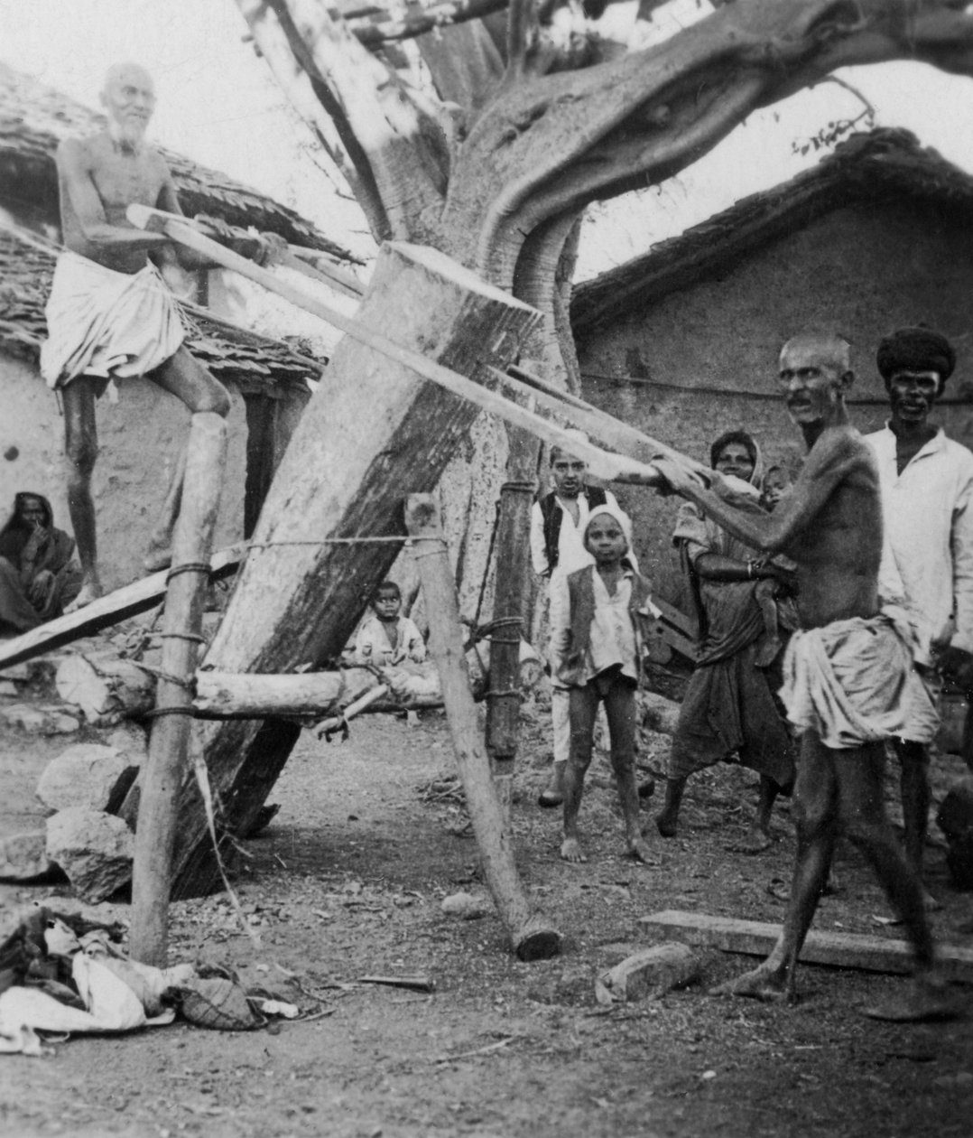 Inhemska sågare, Indien, c1927-c1931 av Cavanders Ltd