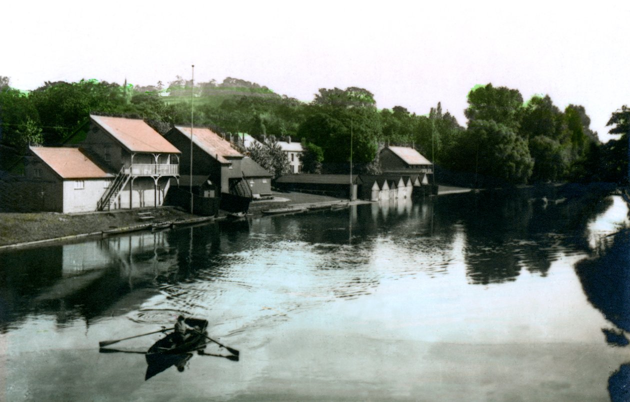 Flod och sjöbod, Burton-upon-Trent, 1926. av Cavenders Ltd