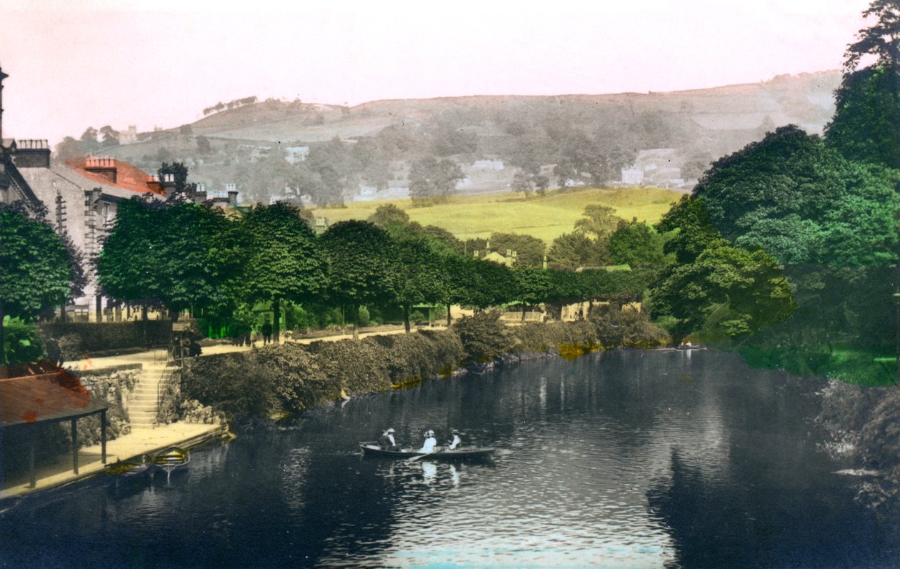 Floden Derwent vid Matlock, Derbyshire, 1926. av Cavenders Ltd