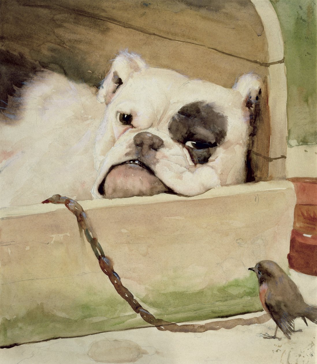 Bulldog, 1927 av Cecil Charles Windsor Aldin