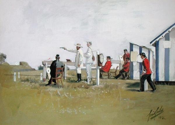 Pistol Range, Bisley Camp av Cecil Cutler