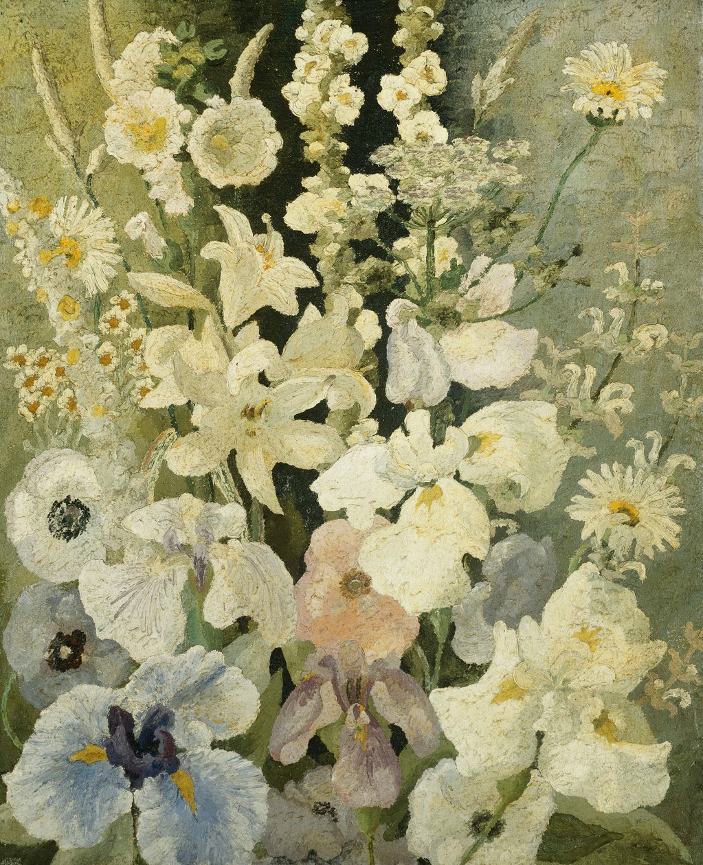 Vita blommor av Cedric Morris