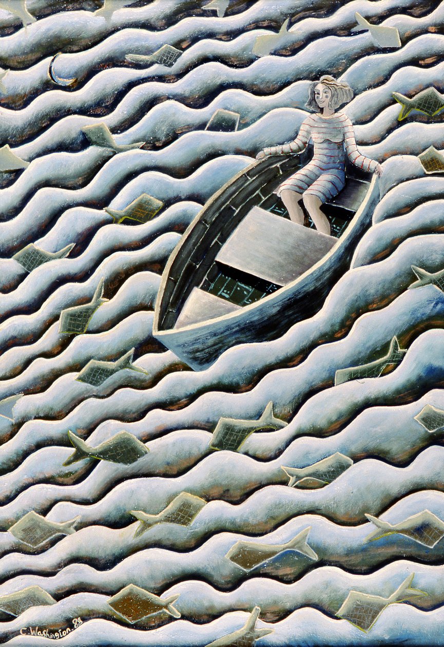 Till sjöss, 1989 av Celia Washington