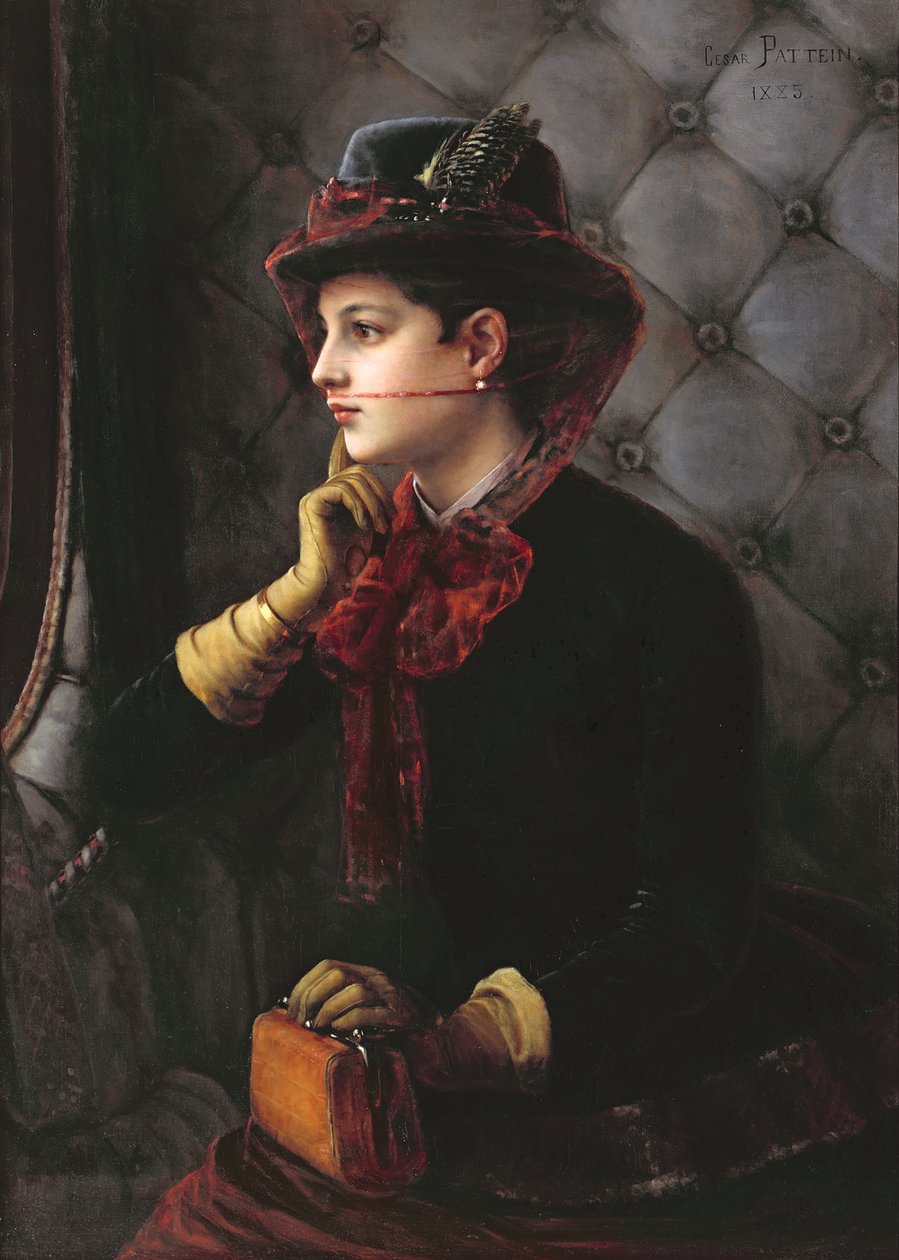 Avgången, 1885 av Cesar Pattein