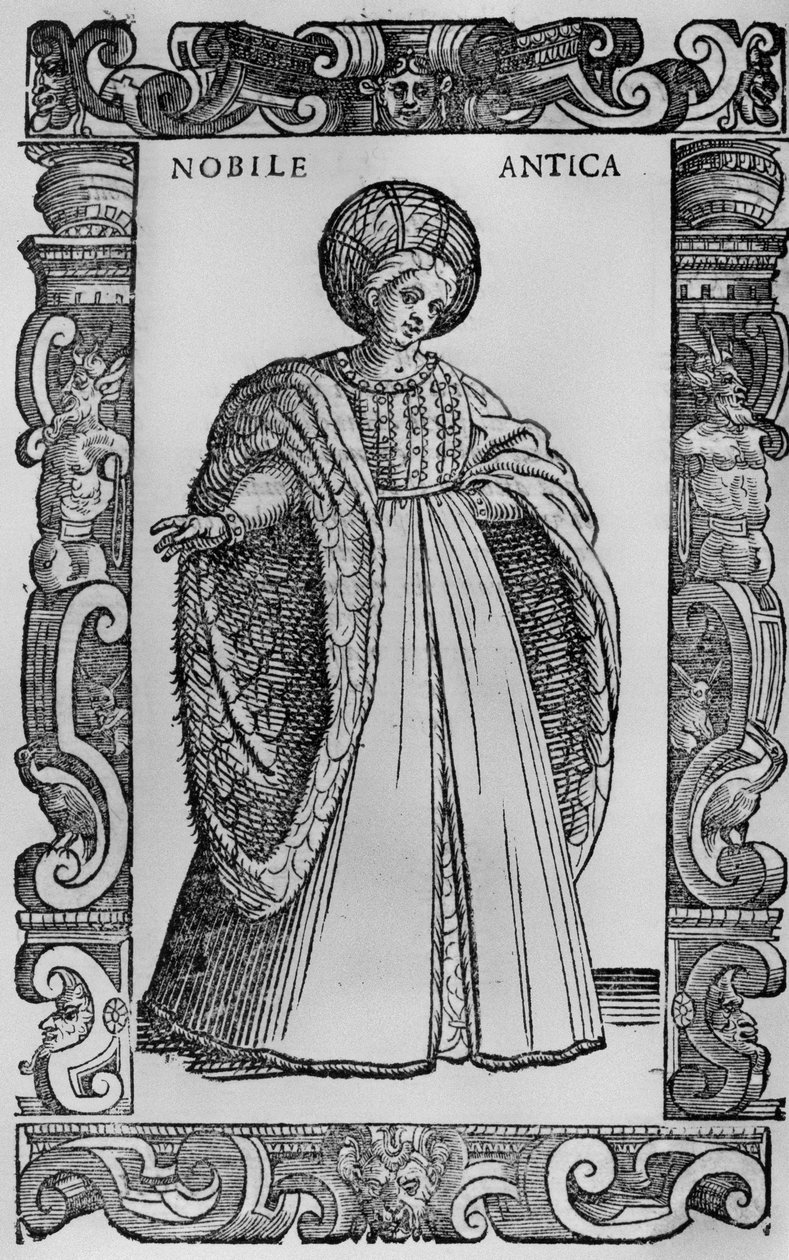 Forntida adelsman, 1590 av Cesare Vecellio