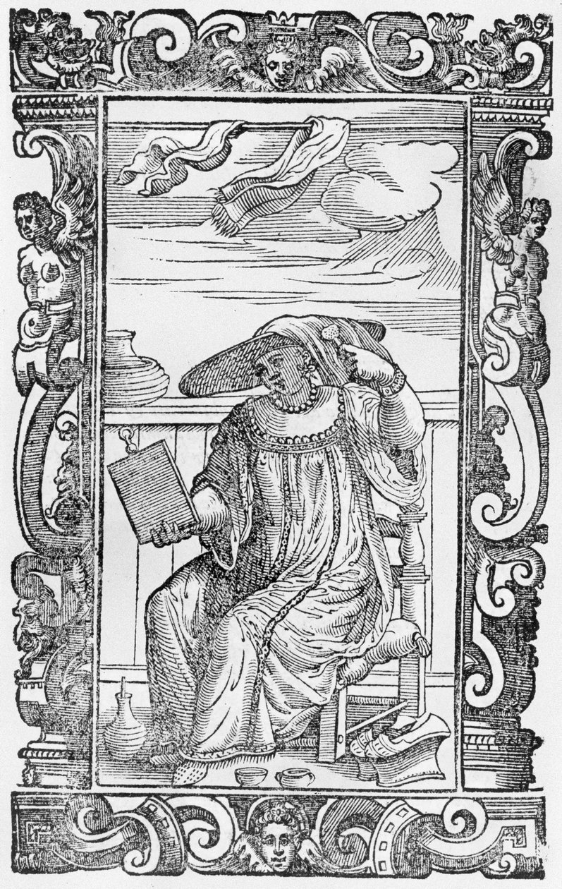 Venetiansk kvinna, 1590 av Cesare Vecellio