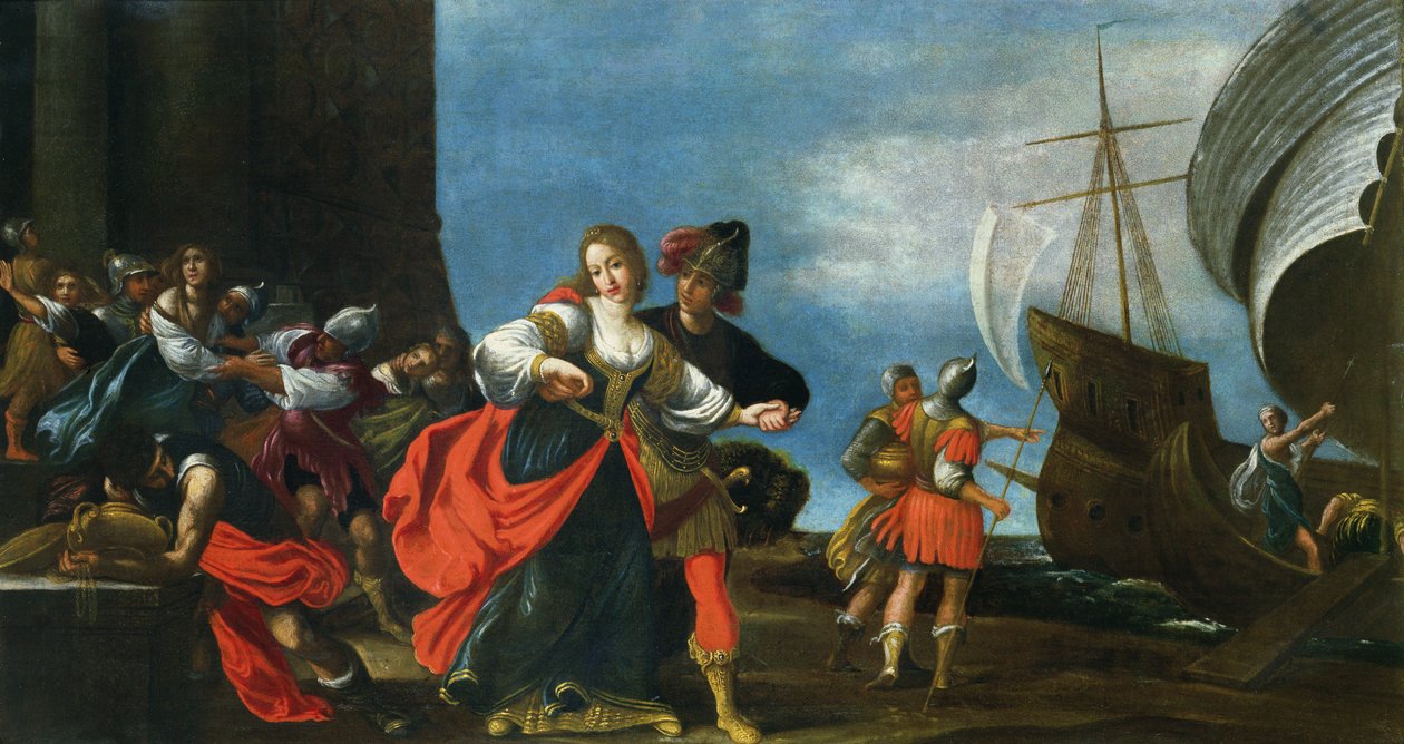 Bortförandet av Helena av Troja av Cesare Dandini