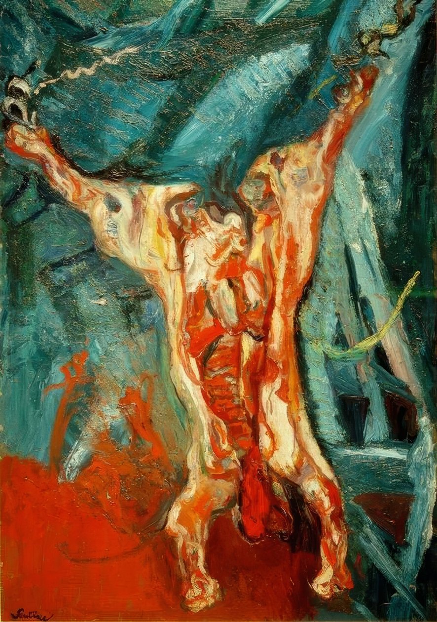 Slaktkropp av nötkött av Chaim Soutine