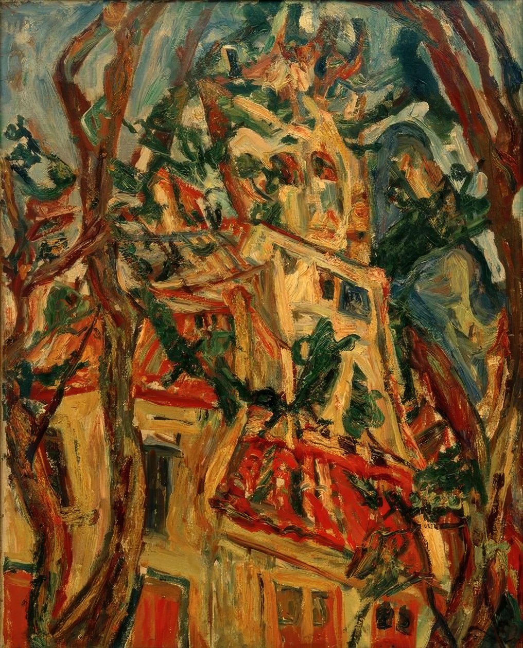 Ch. Soutine, Saint-Pierres torn i Céret av Chaim Soutine