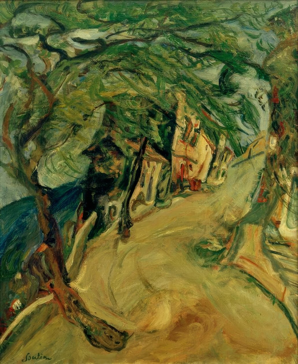 Kap Soutine, Vägen till kullen av Chaim Soutine