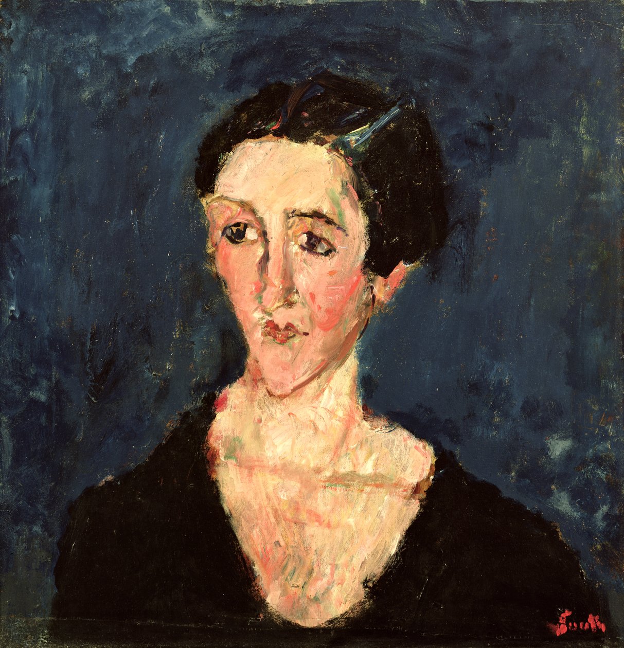 Madame M. Castaing, omkring 1928 av Chaim Soutine