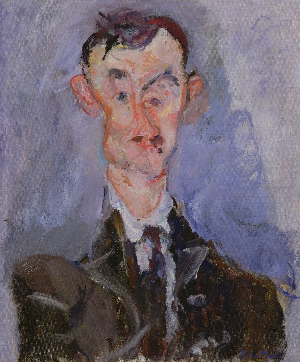 Porträtt av Emile Lejeune, ca 1922 av Chaim Soutine