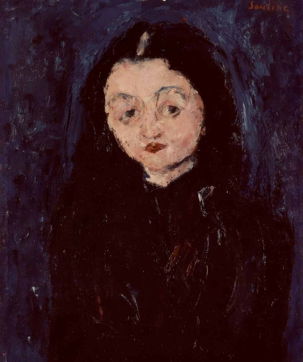 RETRATO FEMENINO - S XX - EXPRESIONISMO FRANCES. Konstnär: CHAIM SOUTINE. av Chaim Soutine