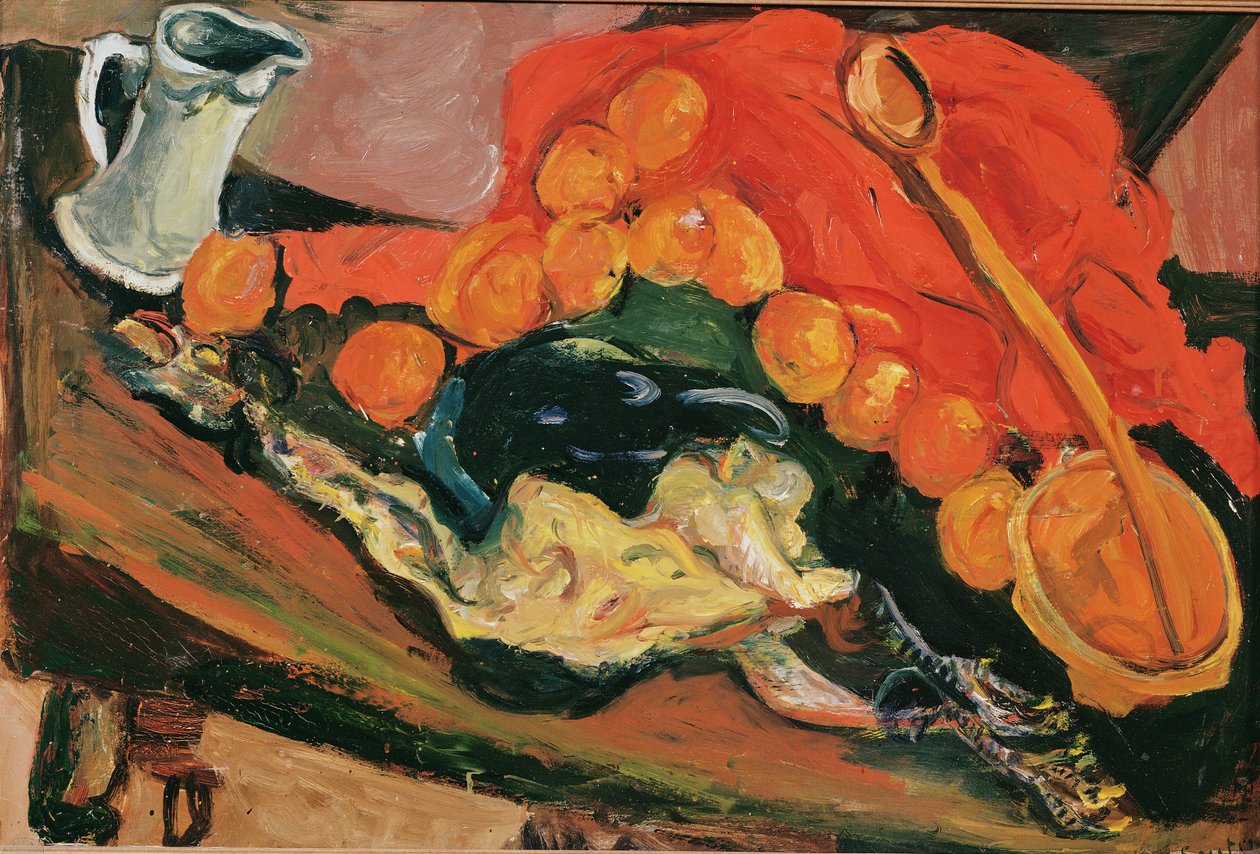 Stilleben med ett Turkiet, 1926 av Chaim Soutine