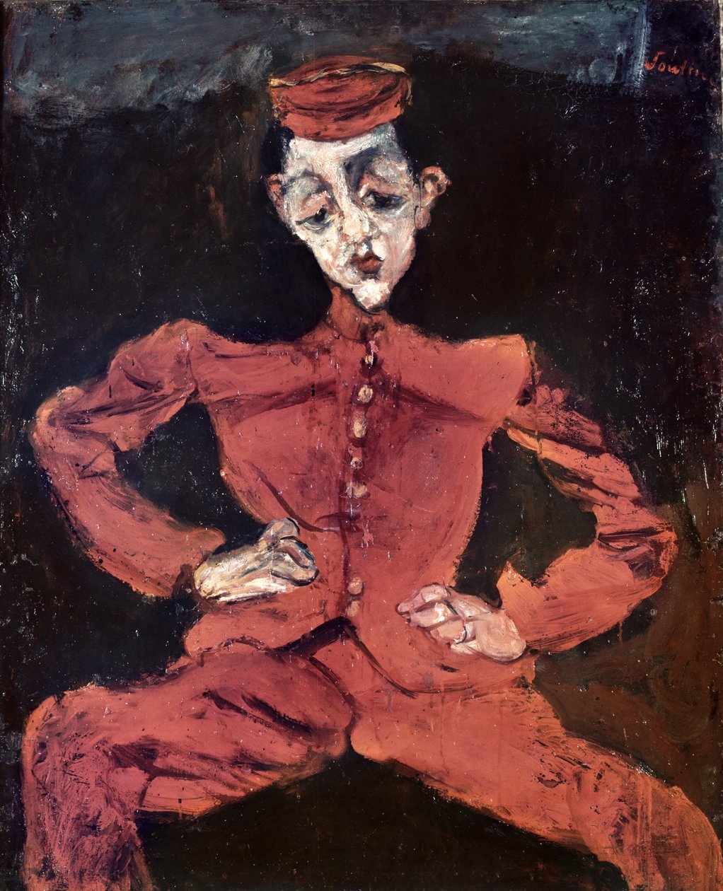 Brudgummen eller klockpojken, ca 1925 av Chaim Soutine