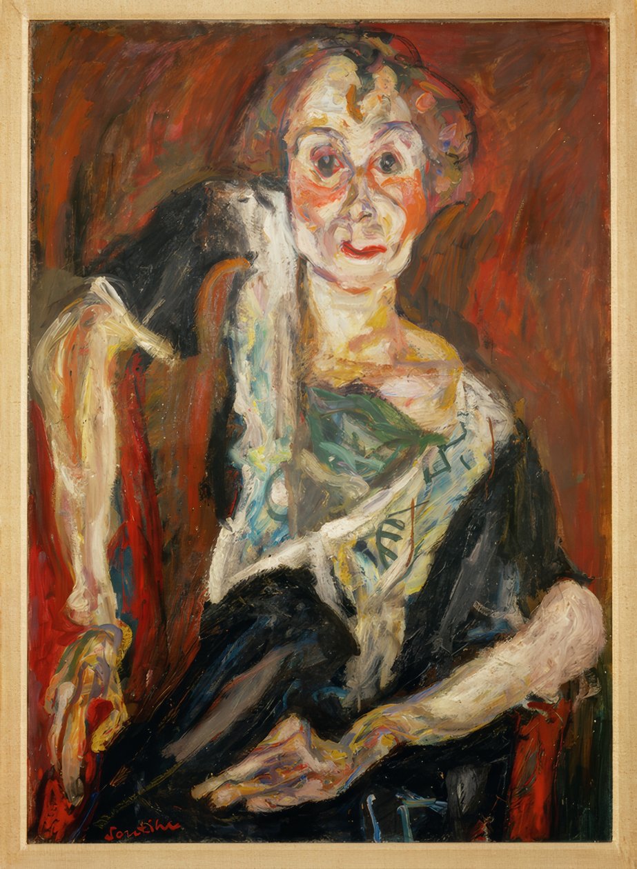 Den gamla skådespelerskan av Chaim Soutine