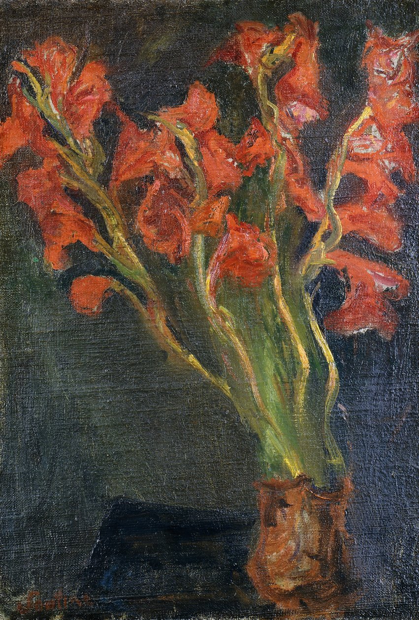 Gladioli, ca 1919 av Chaim Soutine