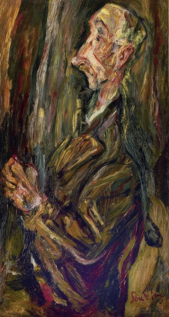 MAN I BÖN - 1900-TALET - FRANSK EXPRESSIONISM av Chaim Soutine