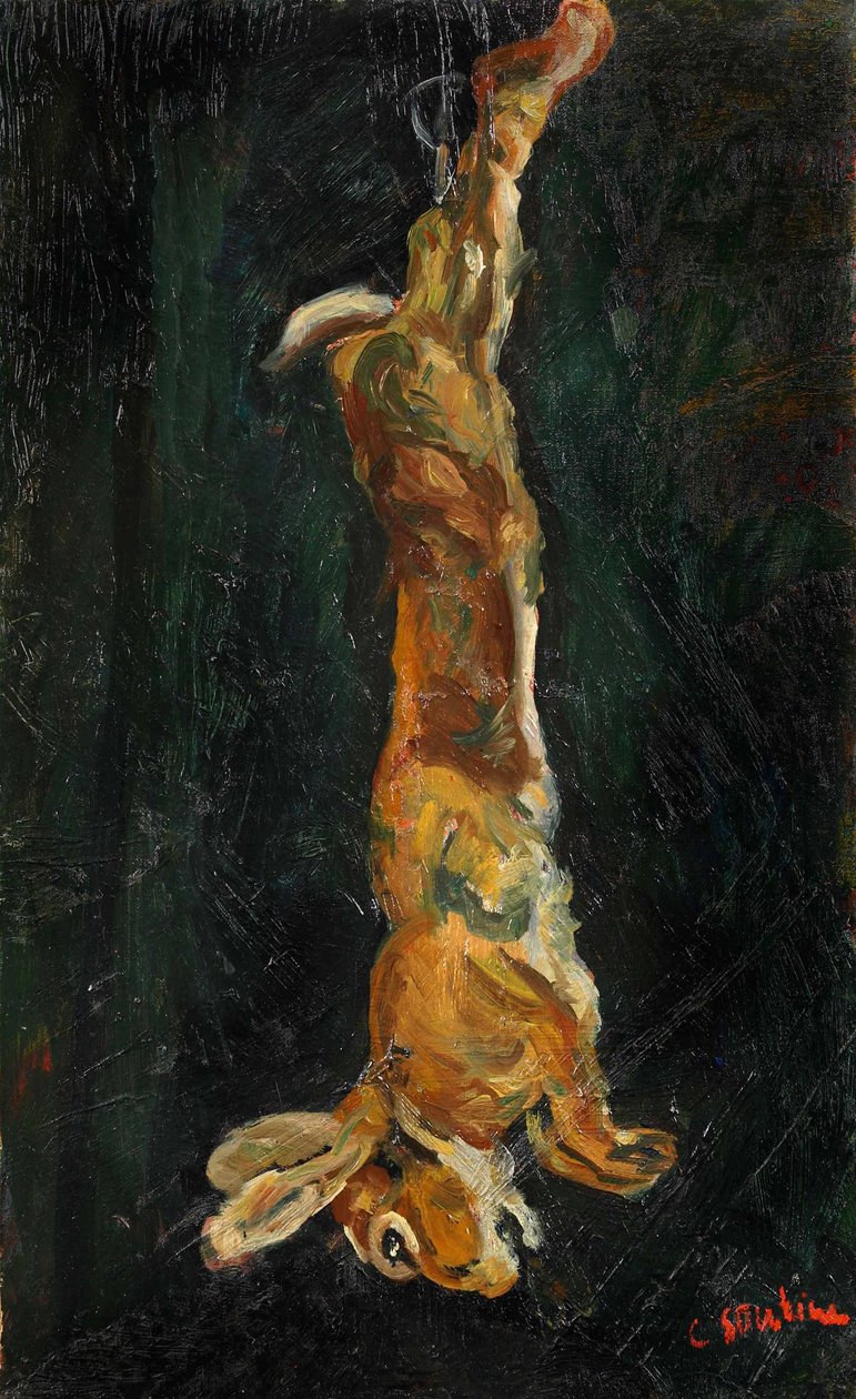 Hanging Hare, ca 1923. av Chaim Soutine