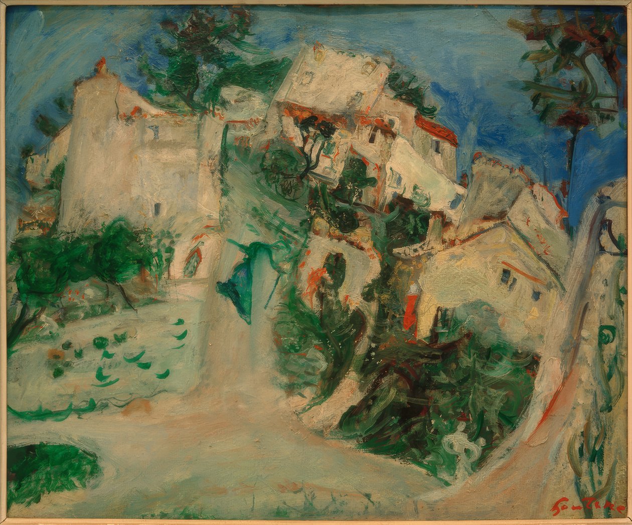 Landskap nära Cagnes av Chaim Soutine