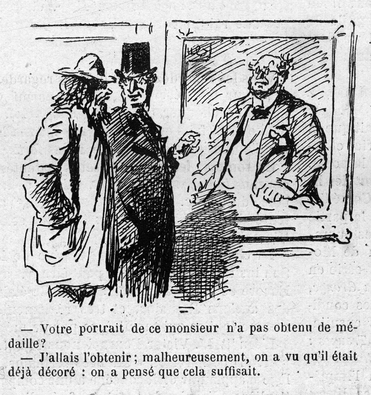 Tecknad av Cham (Amedee of Noah av Amédée de Noé