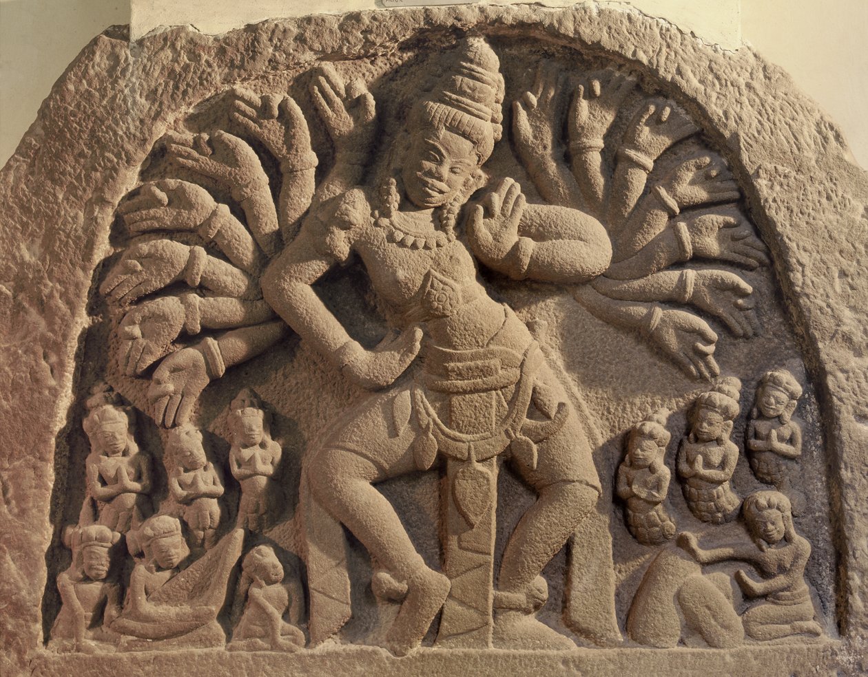 Dansar sextonarmad Shiva av Cham School