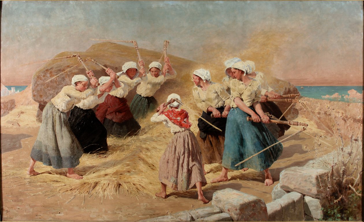 Tröskning av Charles de la Fosse