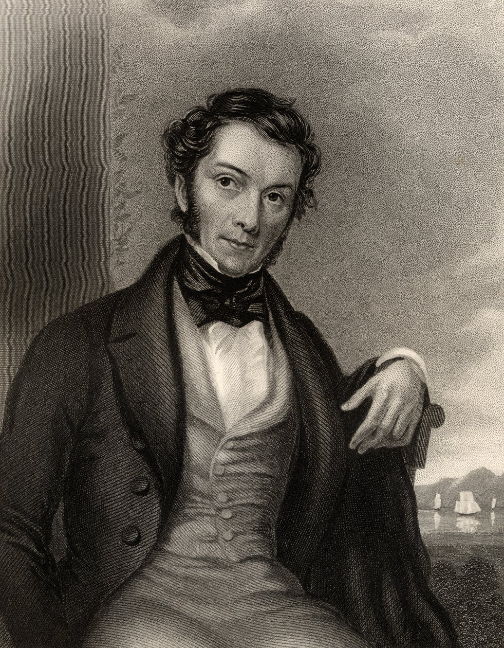 Richard Cobden, graverad av G. Adcock, från 