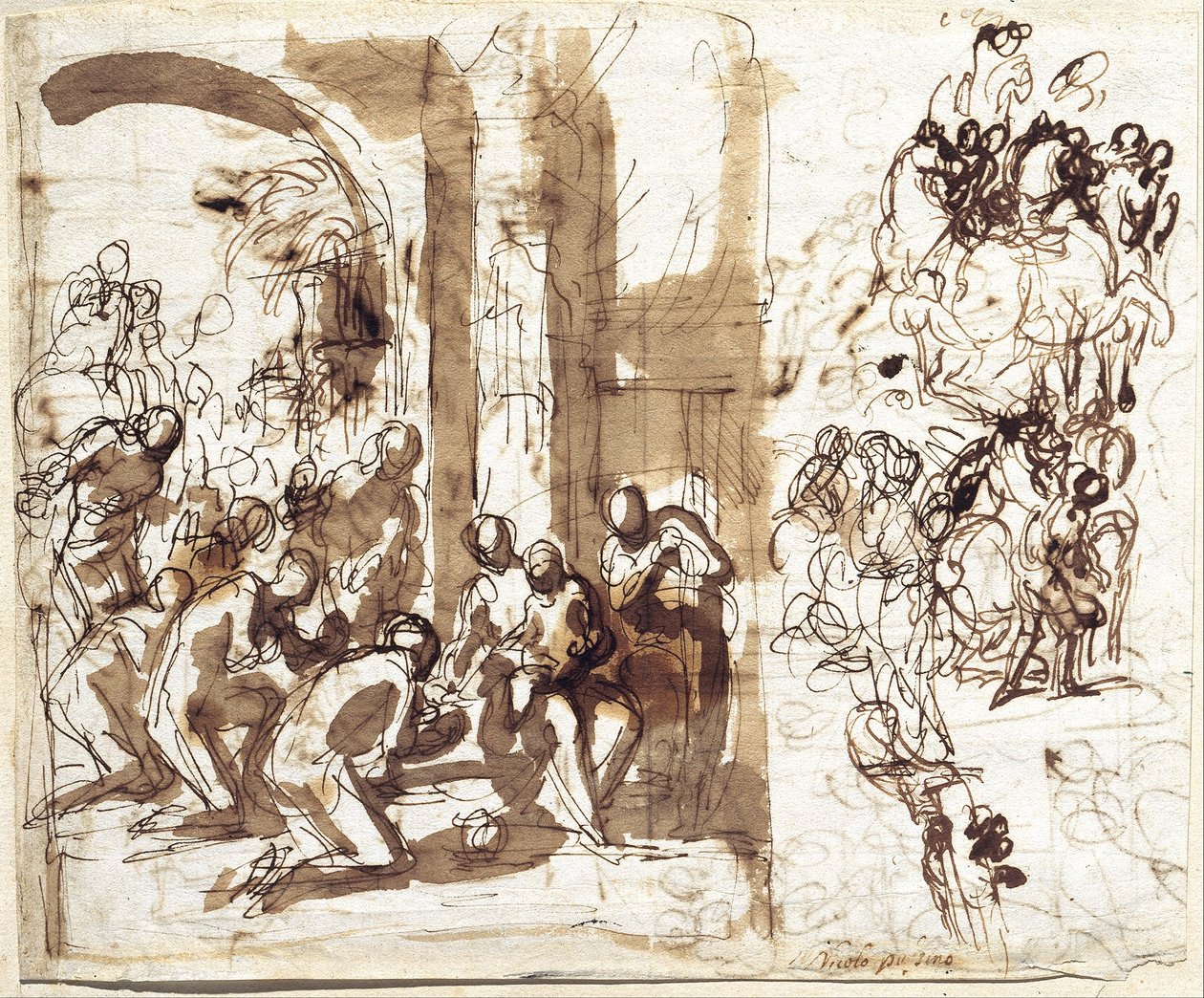 Tillbedjan av magierna av Charles Alphonse Dufresnoy