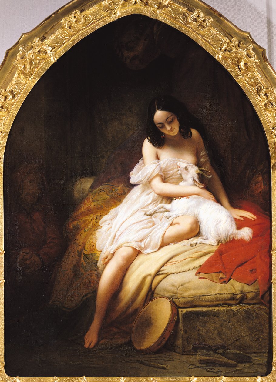 Esmeralda, 1839 av Carl von Steuben