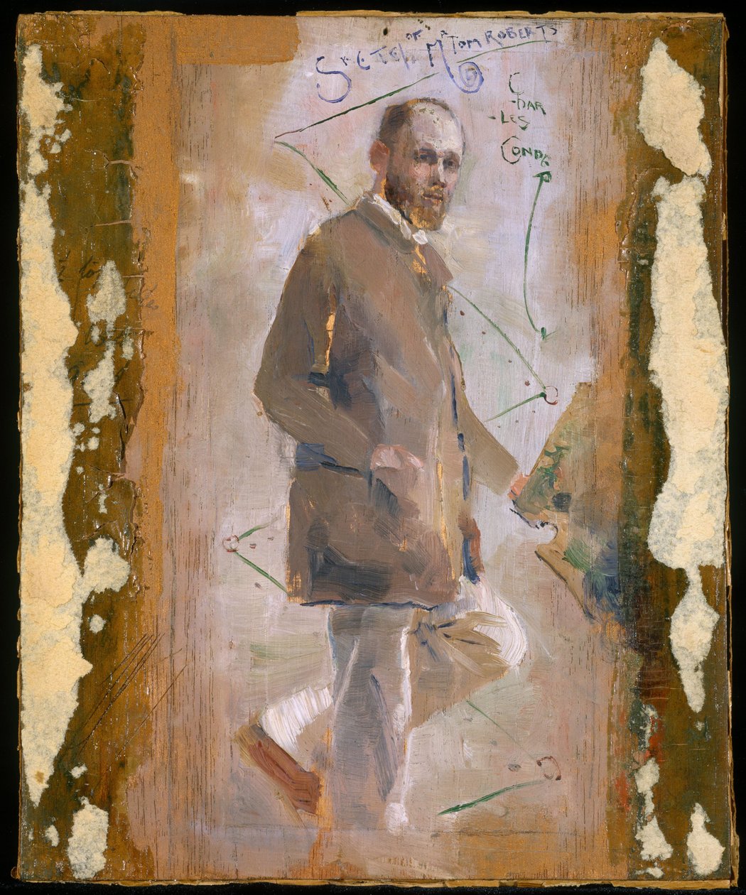 En impressionist (Tom Roberts) av Charles Edward Conder