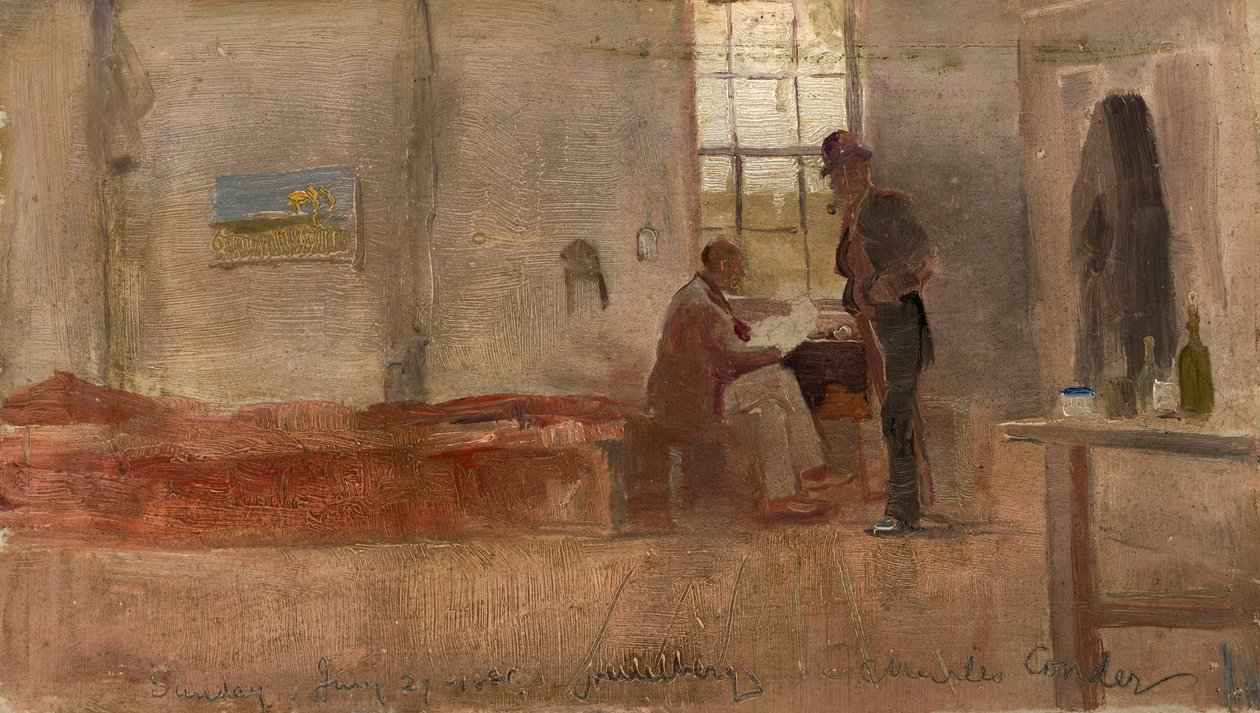 Impressionister läger av Charles Edward Conder