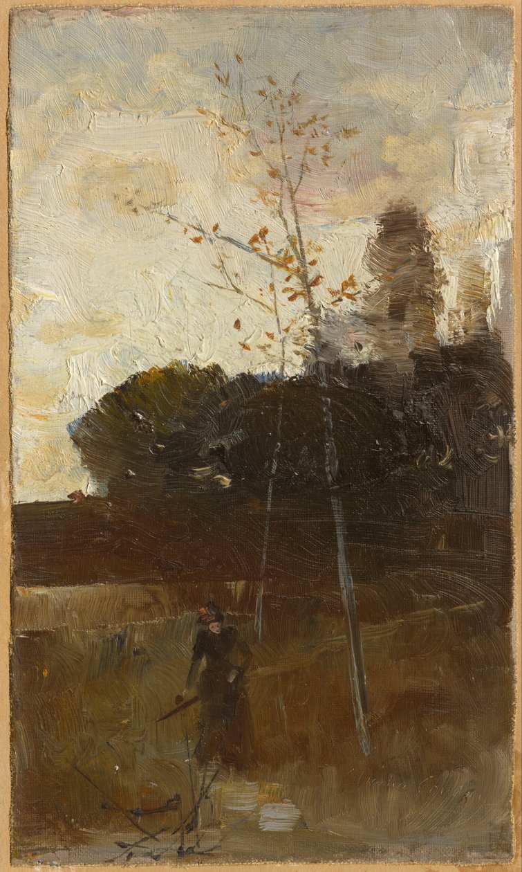 Stigen från skogen av Charles Edward Conder