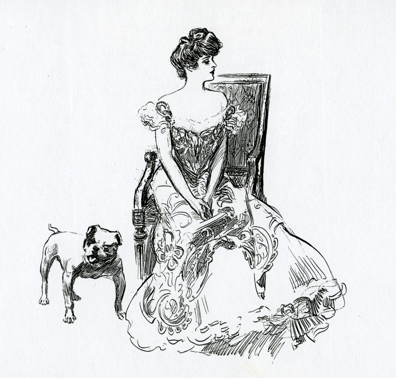 En Gibson-flicka, omkring 1902 av Charles Dana Gibson