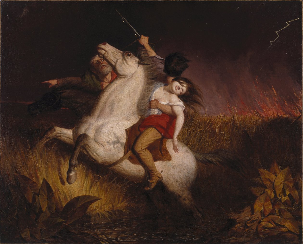 Prairie on Fire av Charles Deas